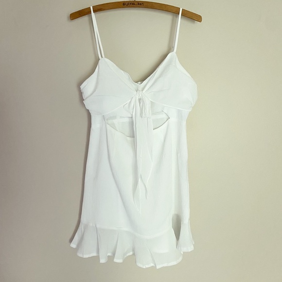 Hello Molly Mini Cut Out Dress White - Picture 2 of 9